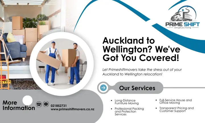 furniture mover Auckland to Wellington